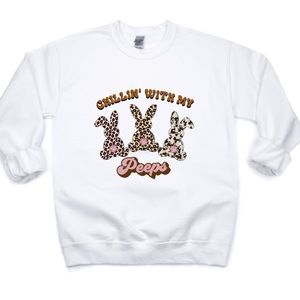 Easter Bunny Custom Made Crewneck Sweater